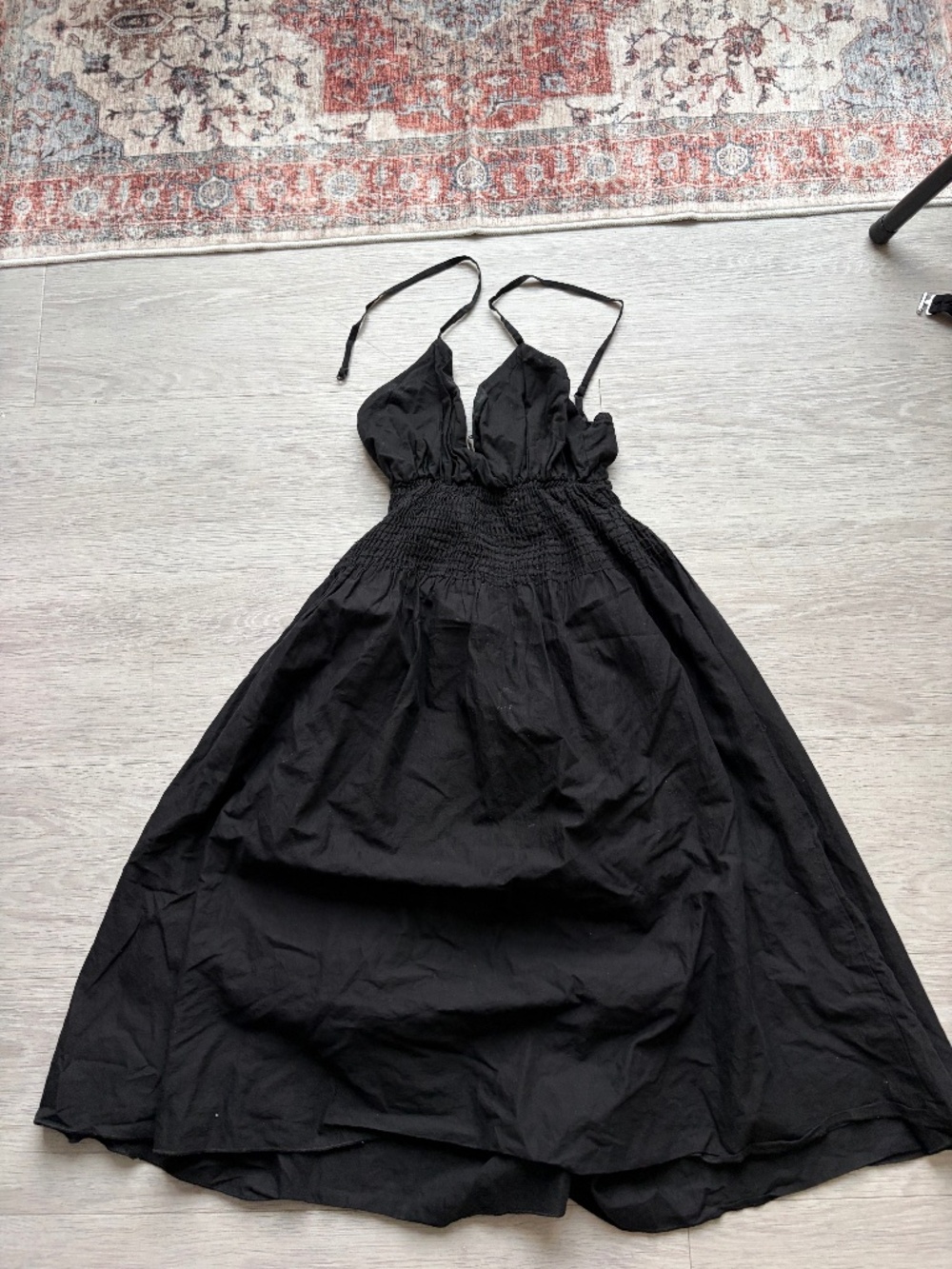 Black summer dress